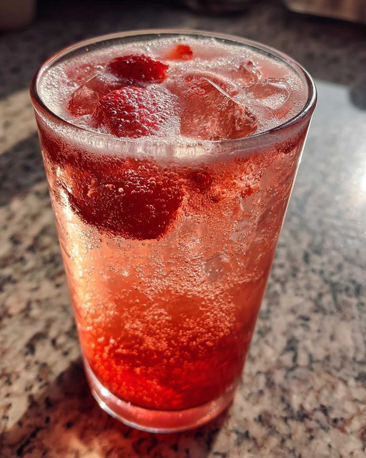 Sparkling Fresh Strawberry Lemonade - detail 3