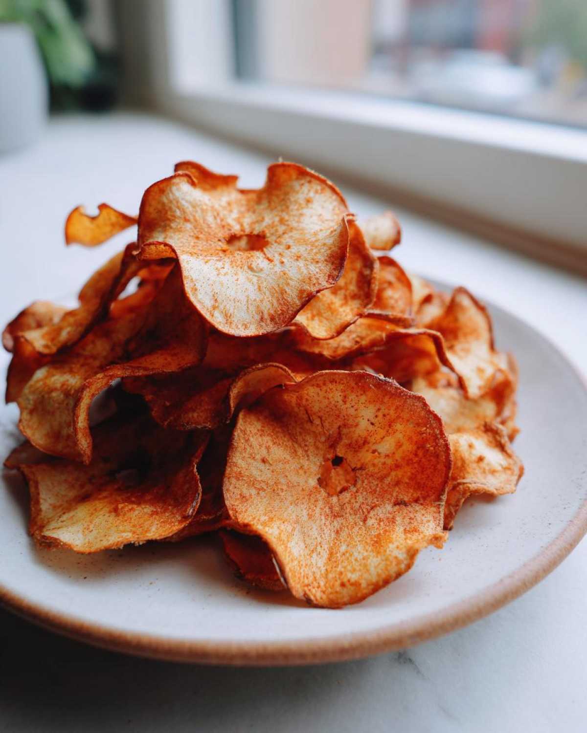 Baked Cinnamon Apple Chips - detail 2