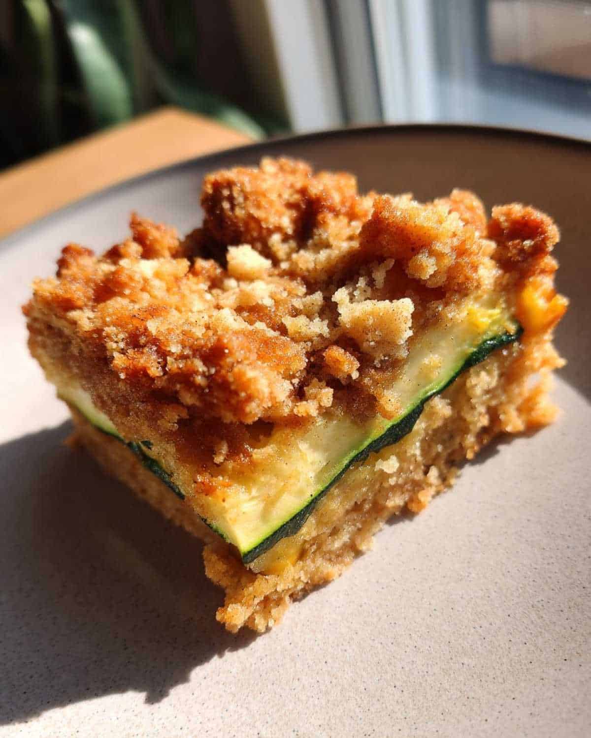 Zucchini Crumble Bars - detail 2