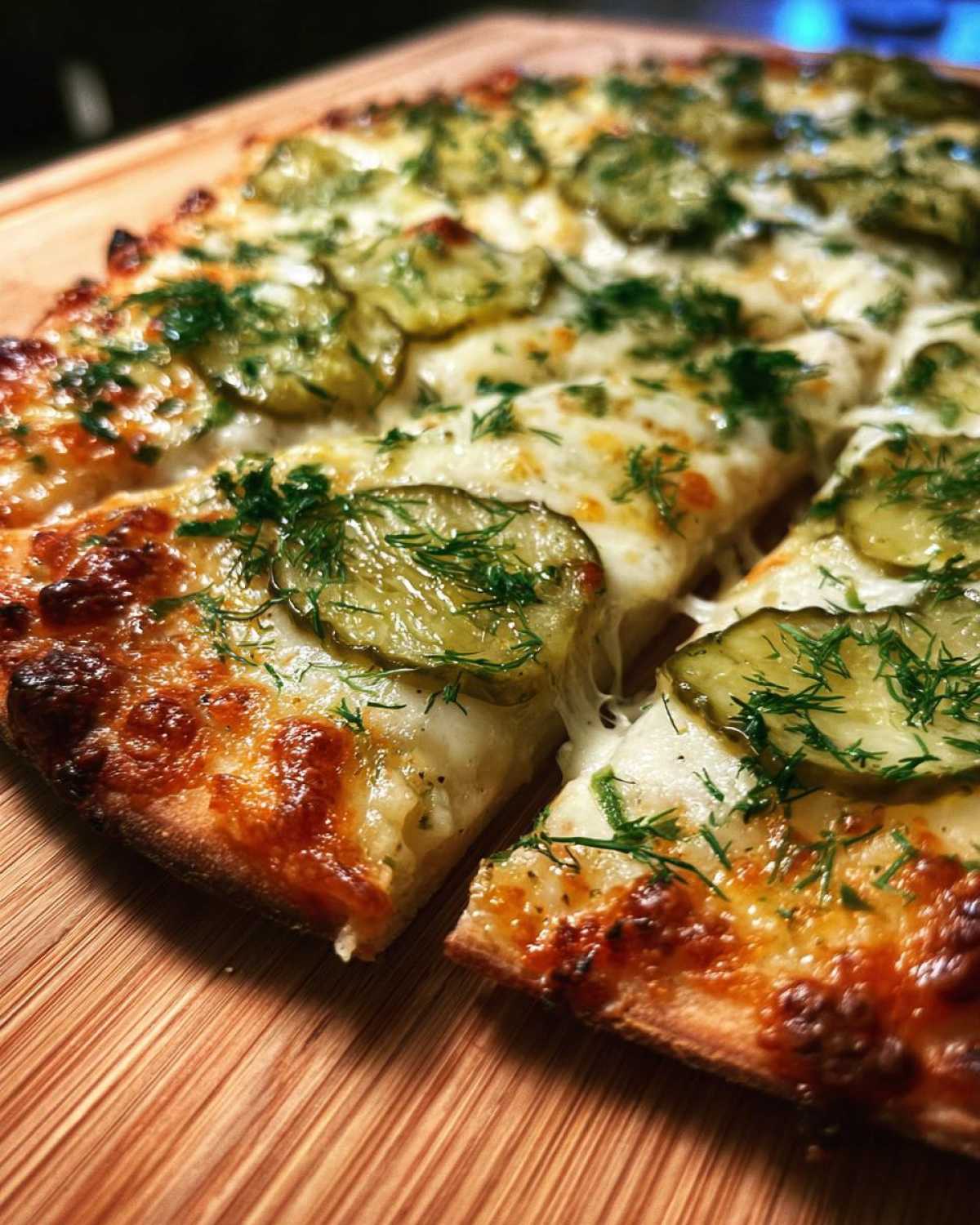 Dill Pickle Pizza - detail 2