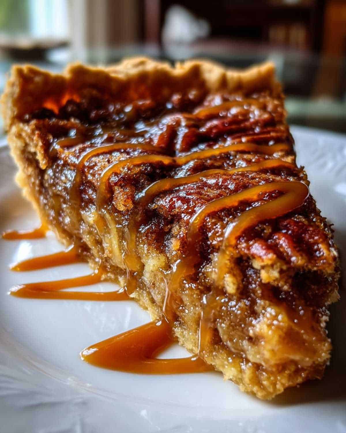 Salted Caramel Bourbon Pecan Pie Cobbler - detail 3
