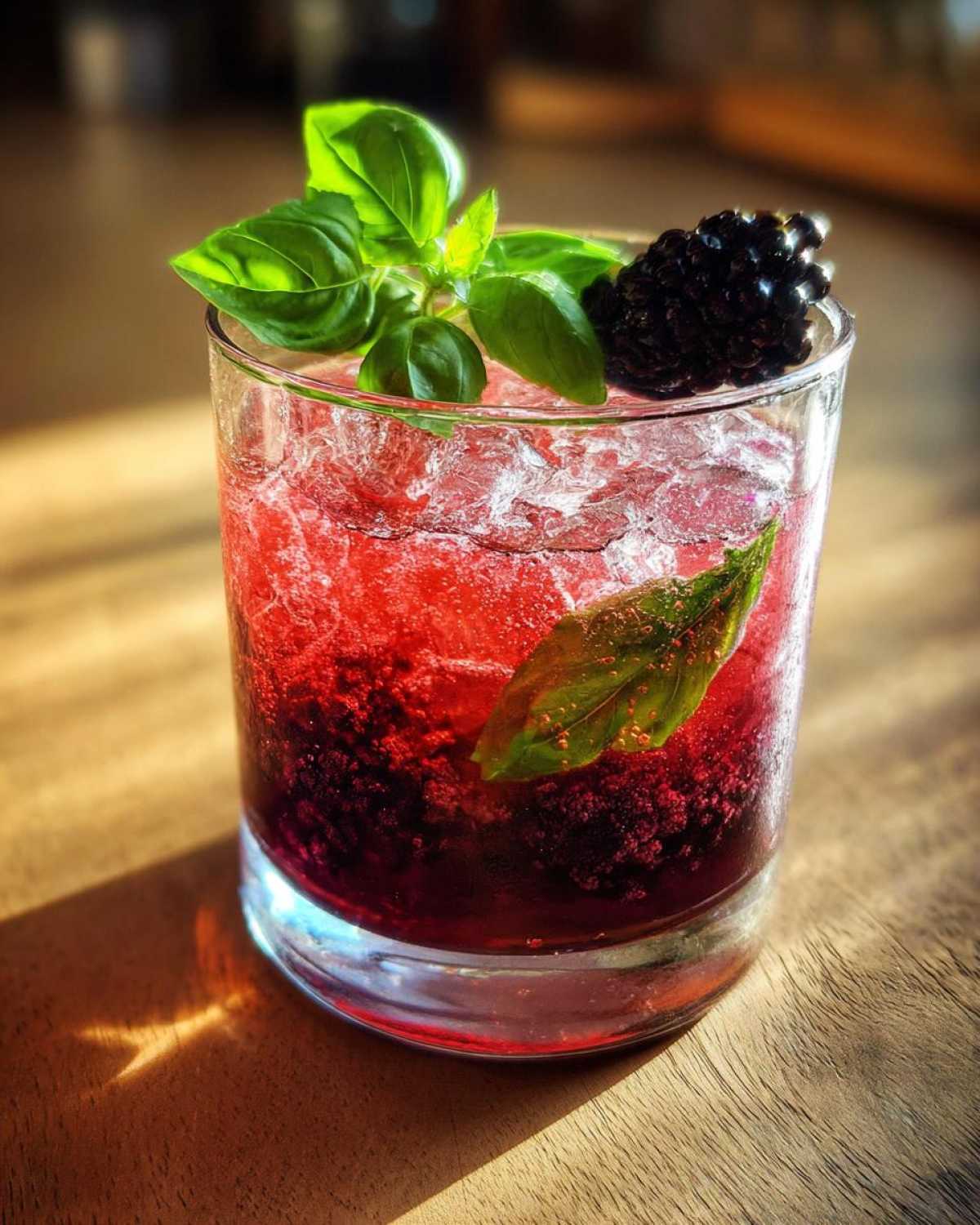 Blackberry Basil Gin Smash - detail 3