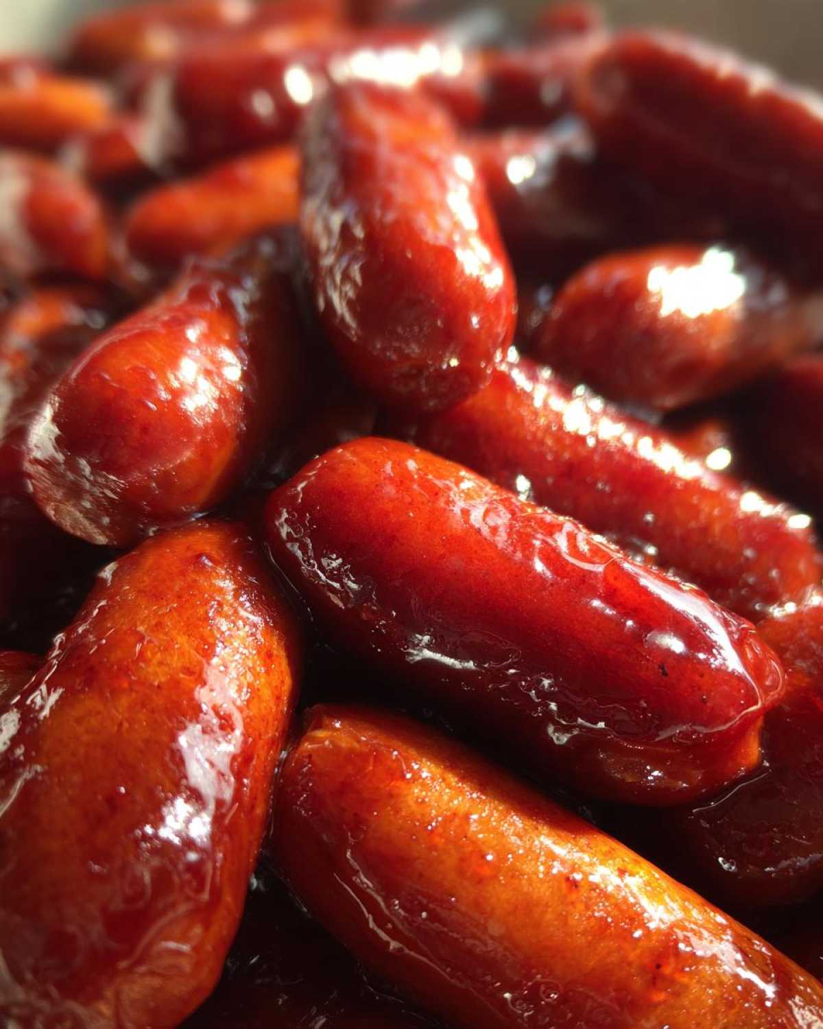 Slow Cooker Little Smokies (Beanie Weenies) - detail 2