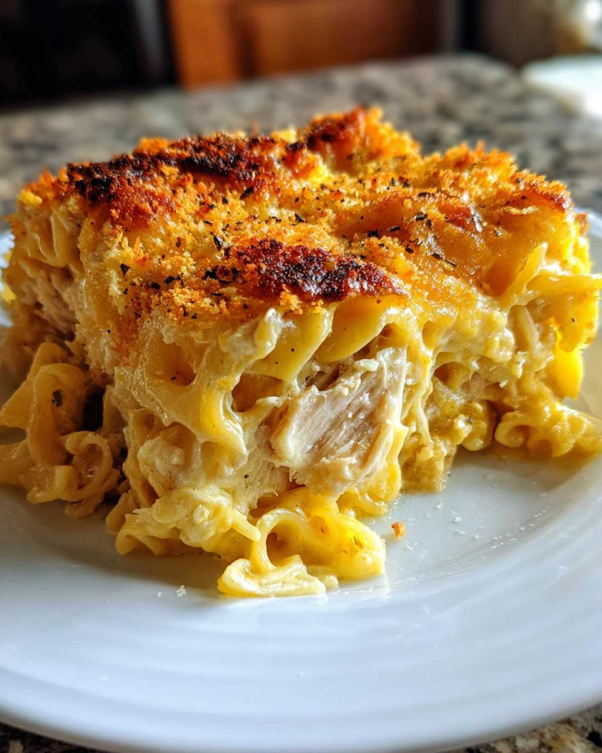 Cheesy tuna noodle casserole - detail 1