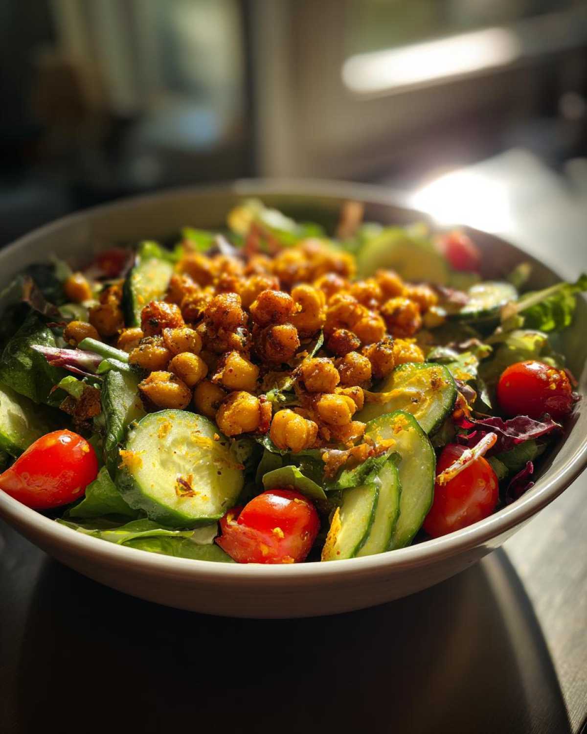 Crispy Chickpea Salad - detail 2