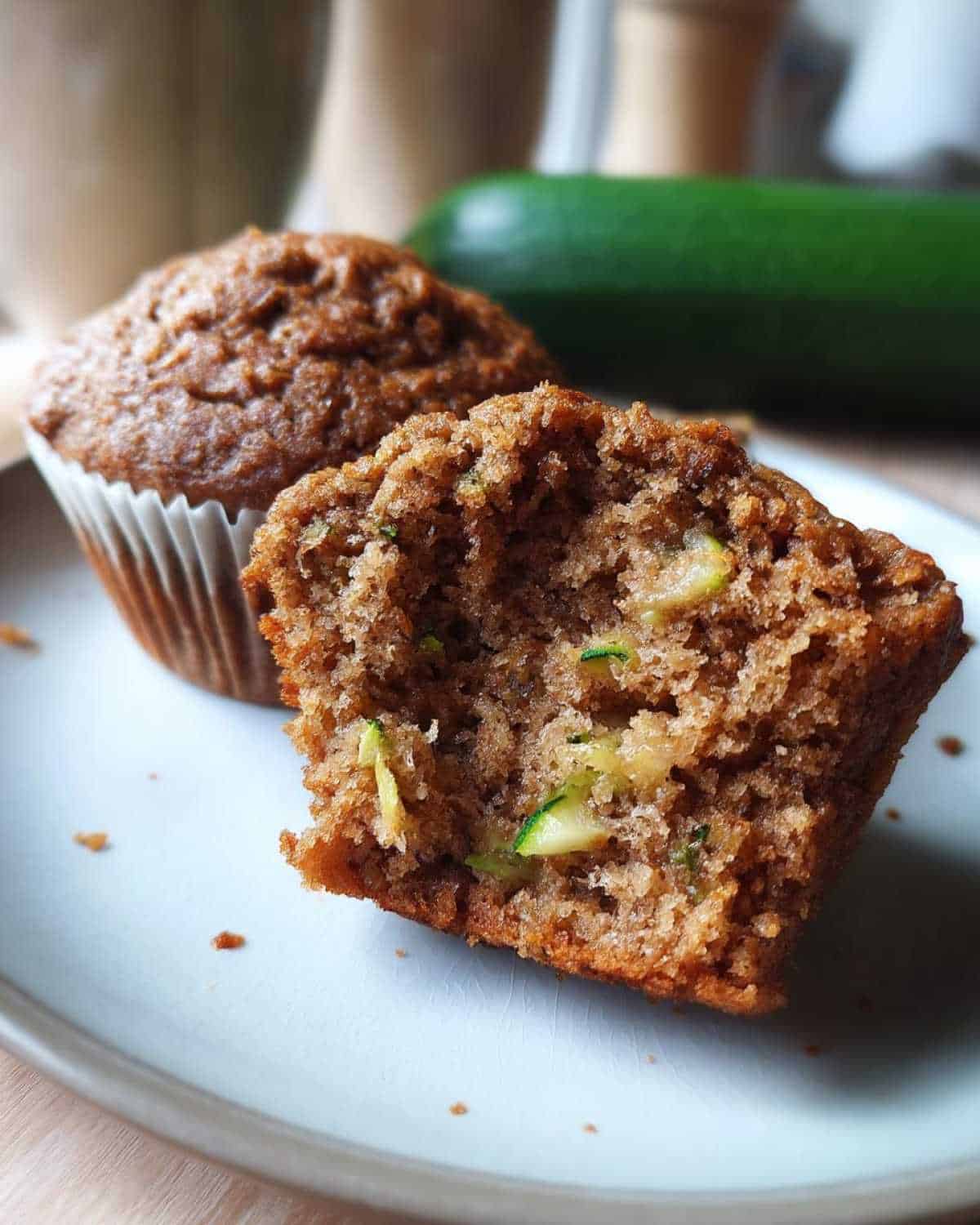 Healthy Apple Zucchini Muffins - detail 2