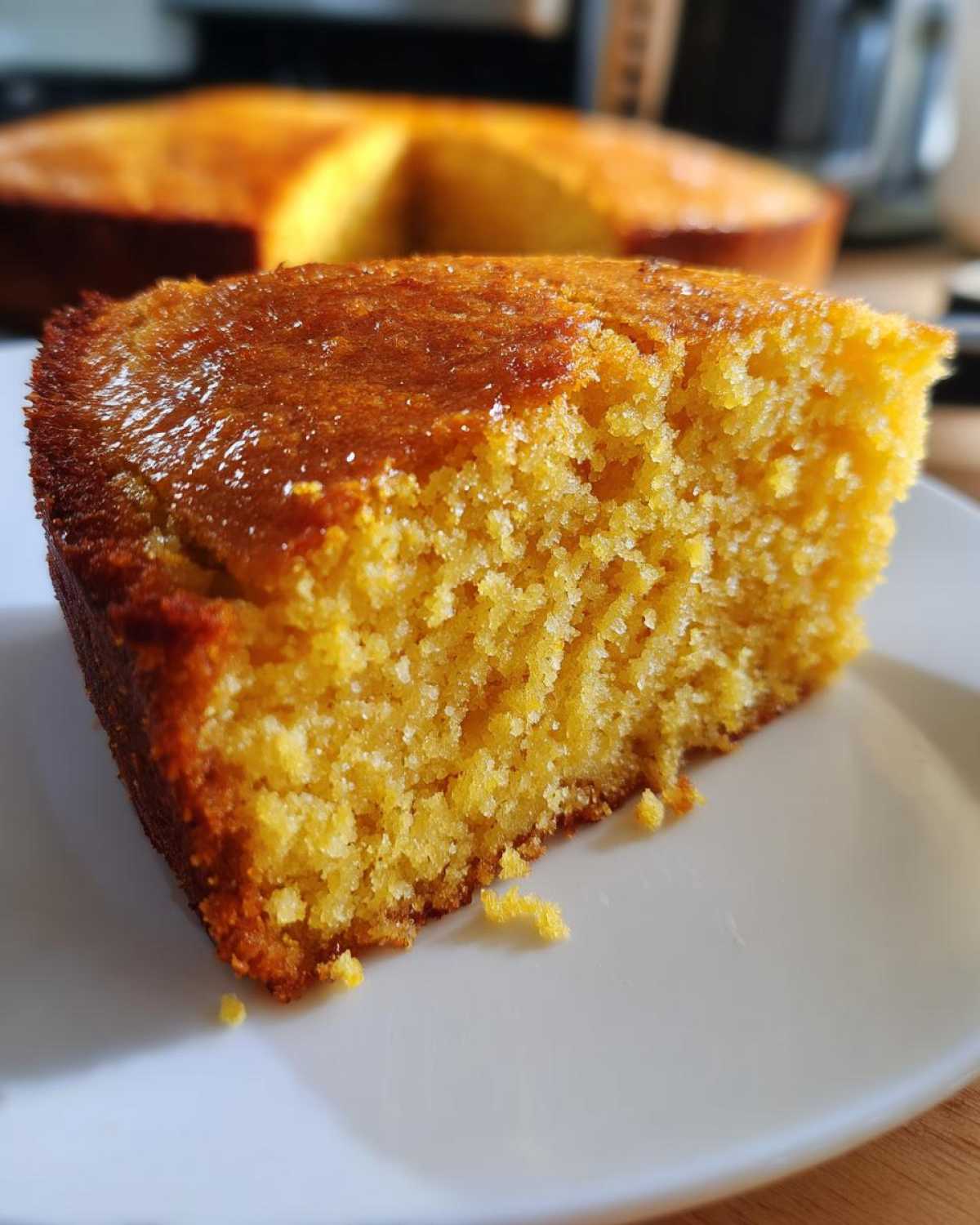 Skillet Honey Cornbread - detail 2