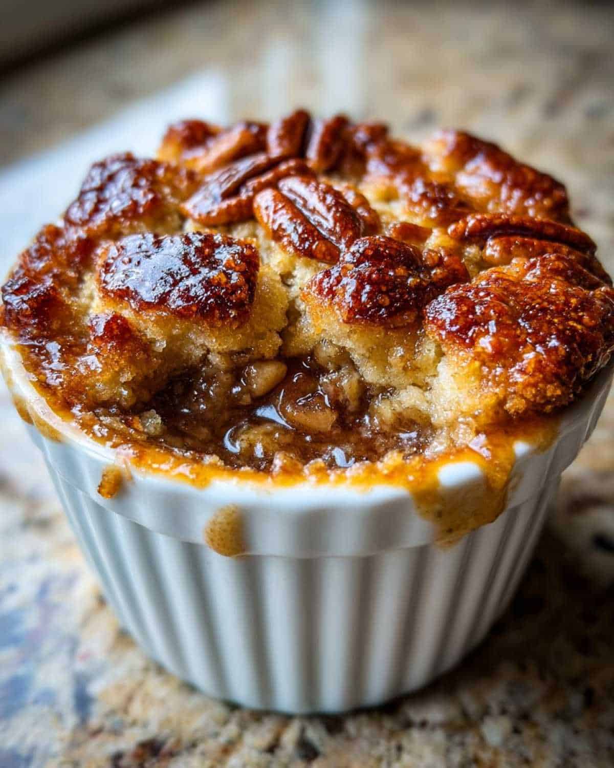Mini Pecan Pie Cobblers - detail 1