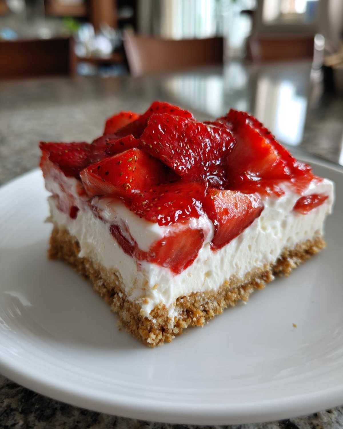 No-Bake Strawberry Heaven Dessert - detail 2