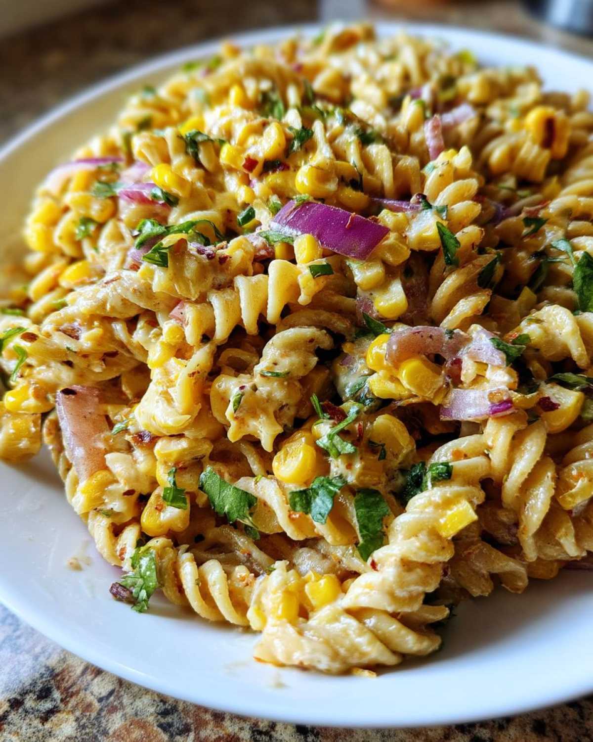 Zesty Mexican-Inspired Corn and Pasta Delight - detail 2
