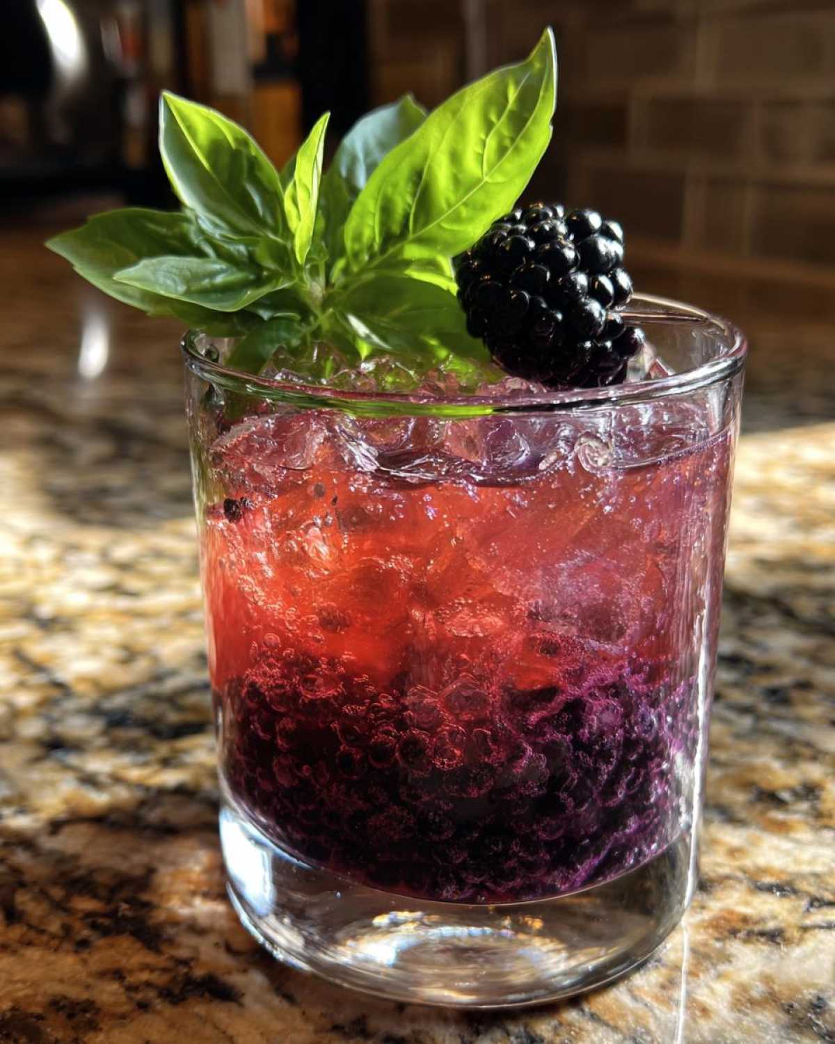 Blackberry Basil Gin Smash - detail 1