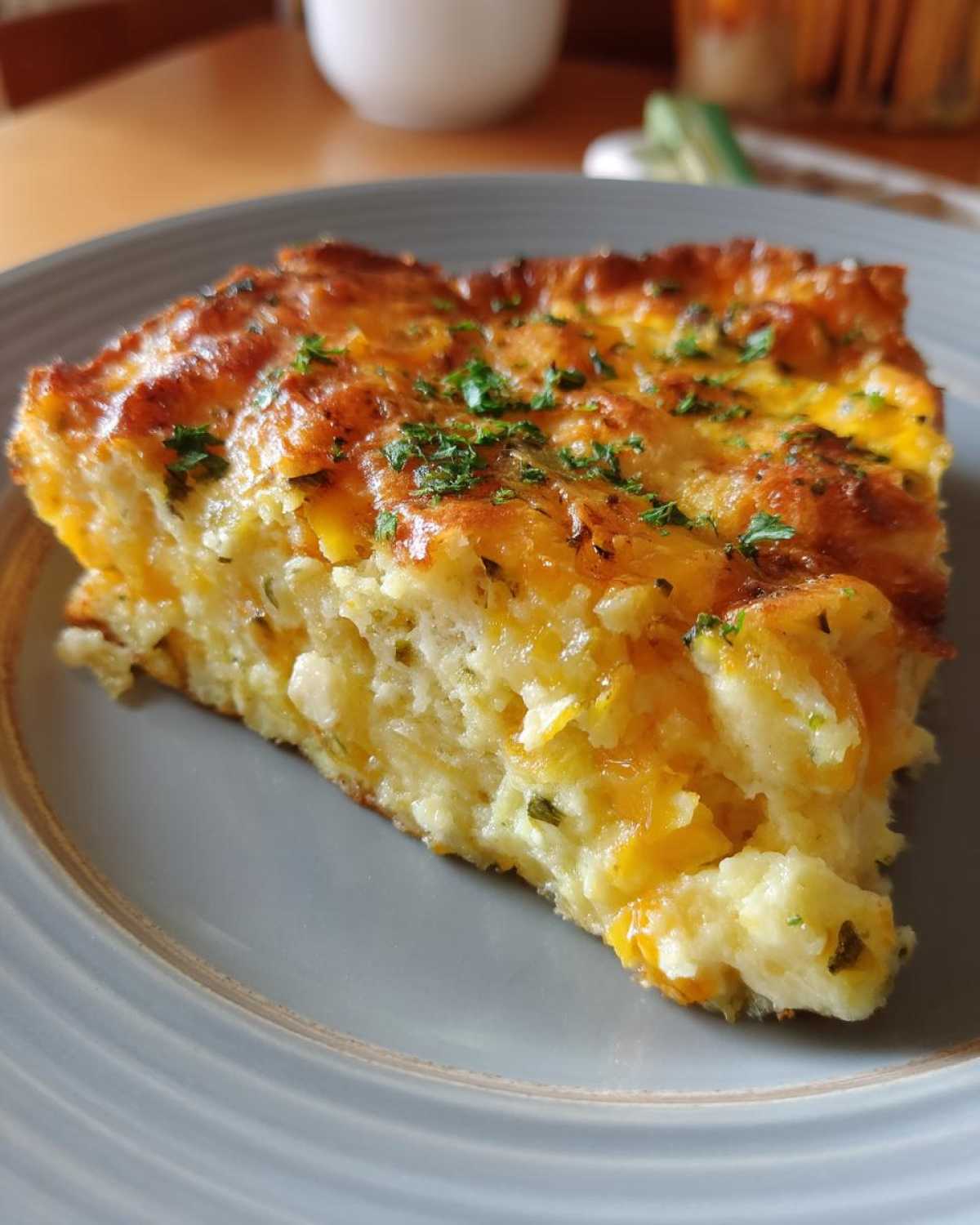 Cheesy Summer Squash Casserole - detail 1