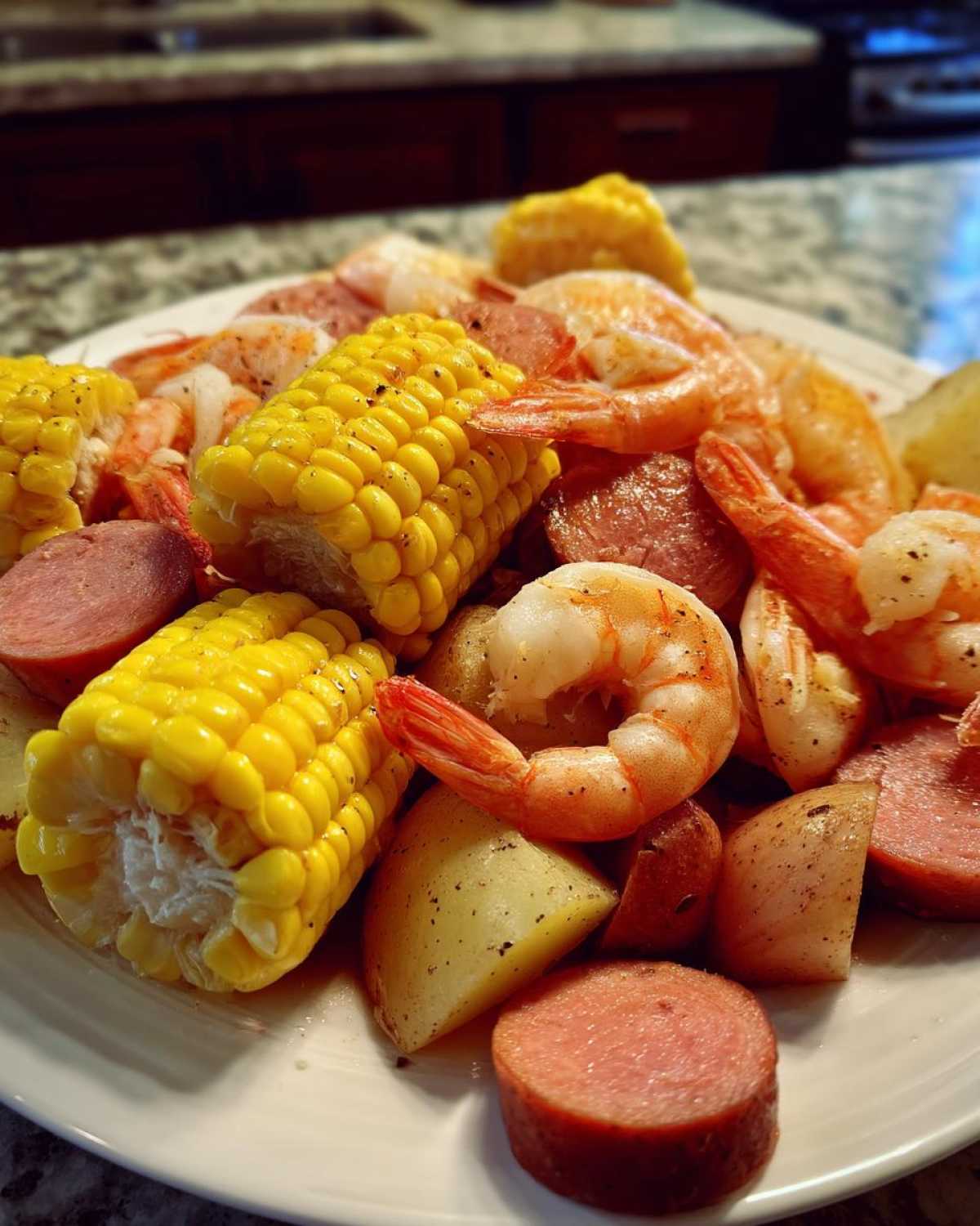Shrimp Boil Foil Packets (with Corn and Sausage) - detail 2