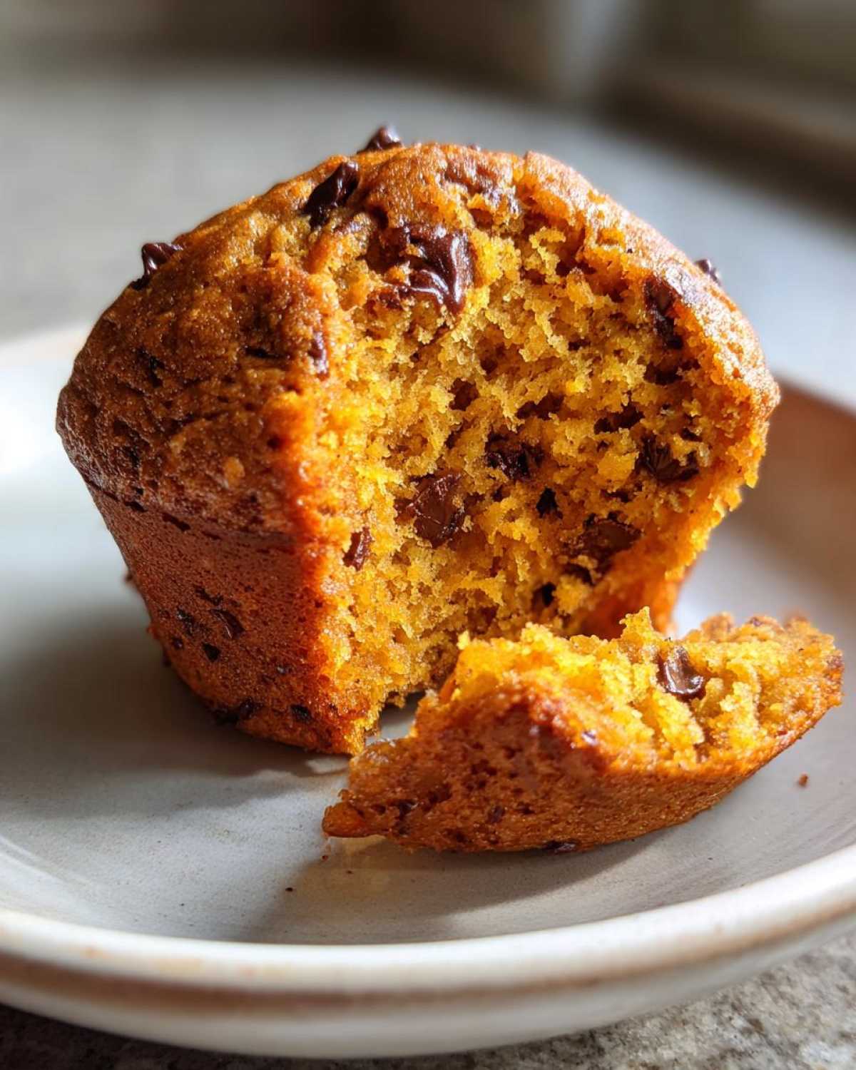 Gluten-free pumpkin muffins - detail 2