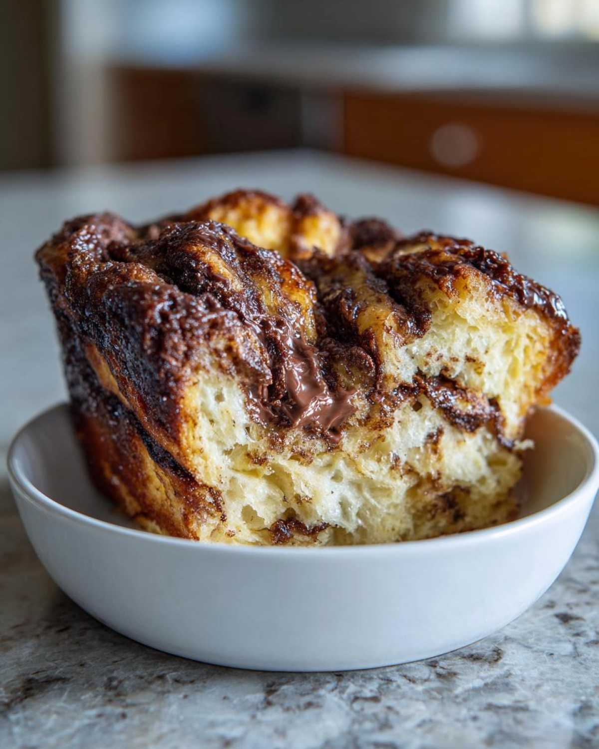 Chocolate Babka Bread Pudding - detail 1