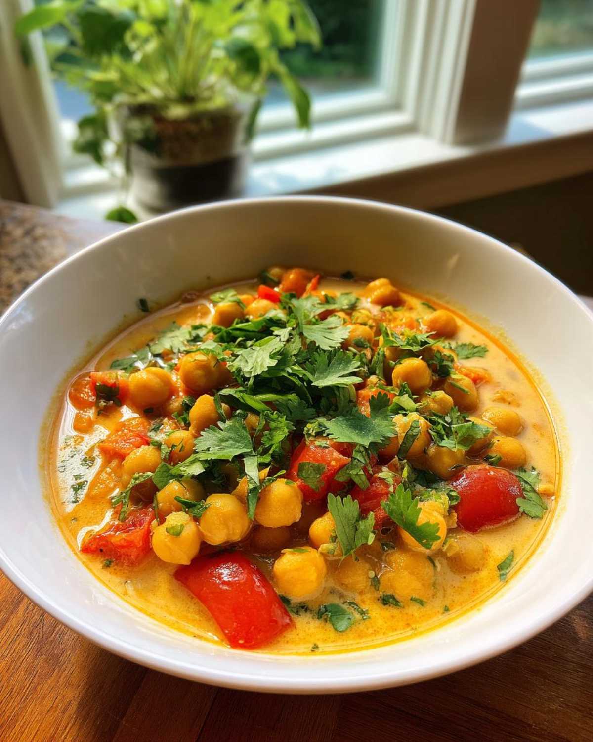 Coconut Curry Chickpea Stew - detail 3
