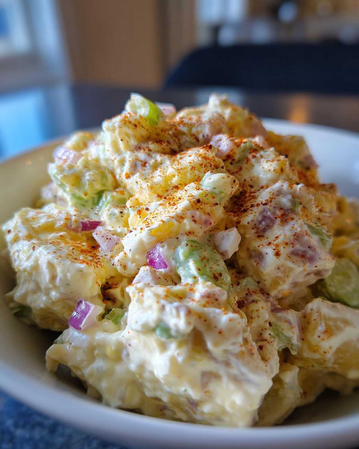 Old-fashioned potato salad - detail 1