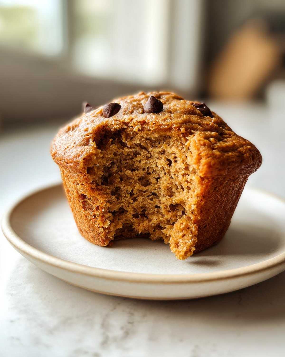 Peanut butter protein muffins - detail 2