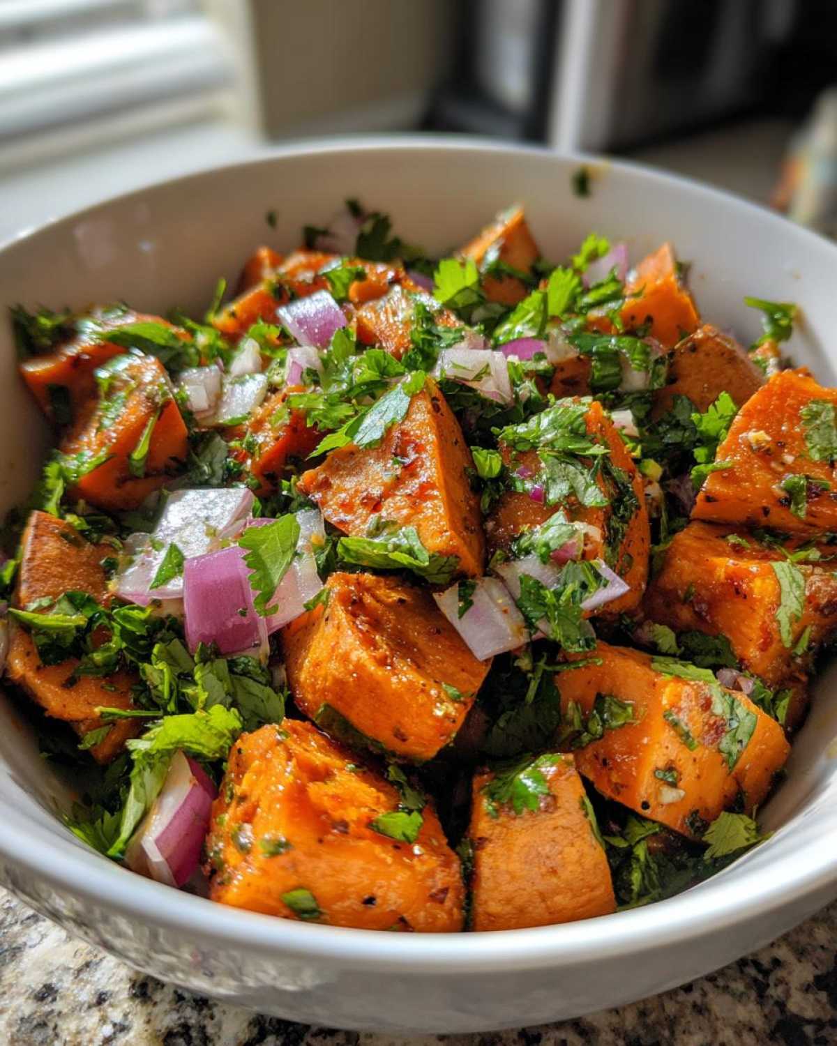 Sweet potato salad - detail 2