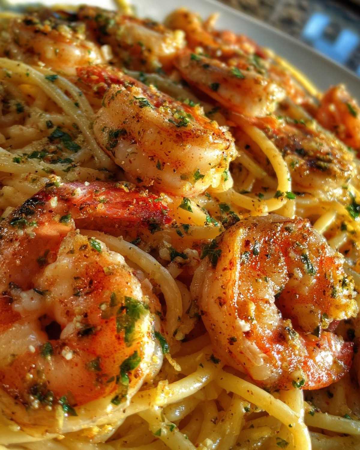 Quick Garlic Butter Shrimp Scampi Pasta - detail 3