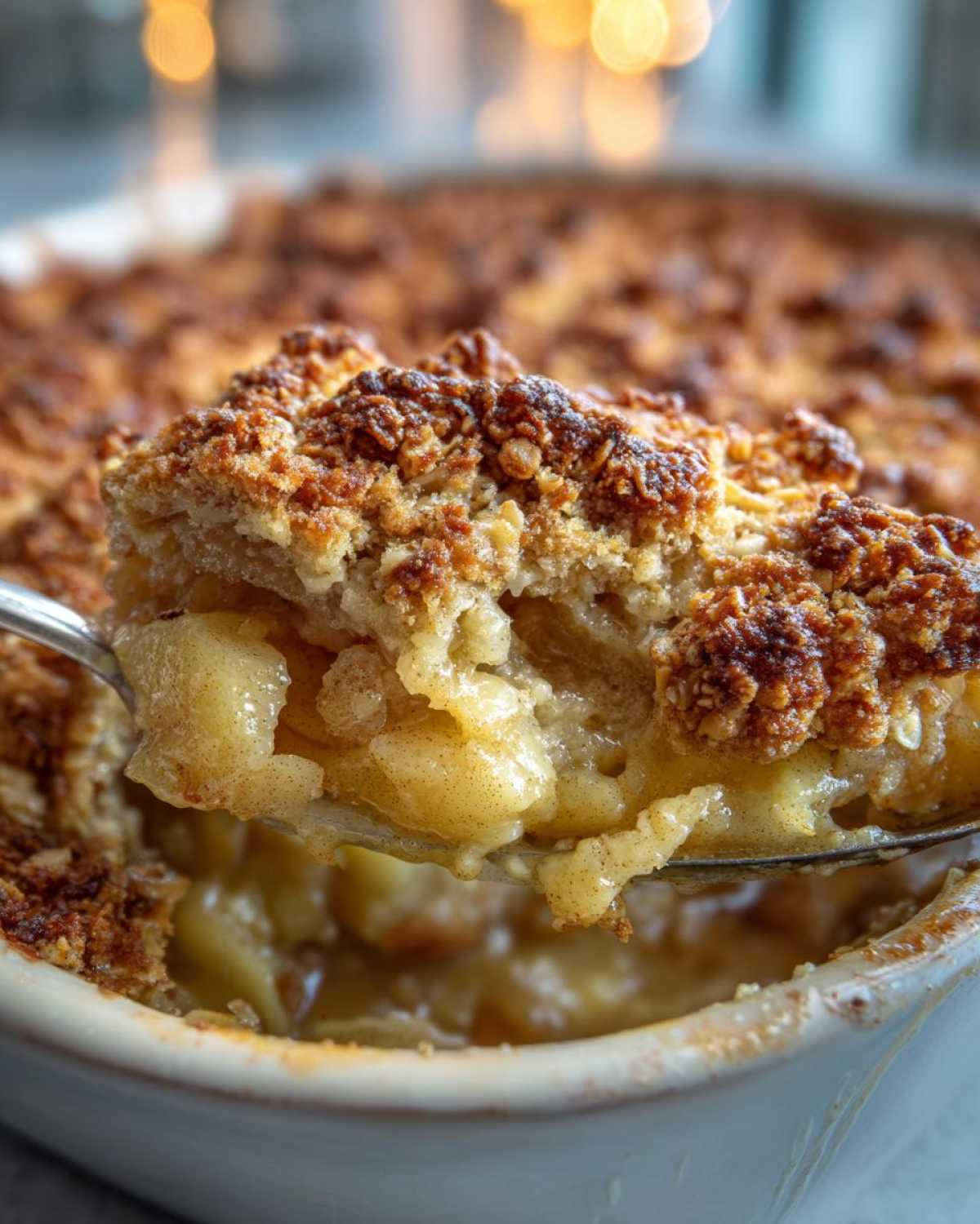 Spiced Pear Crisp - detail 4