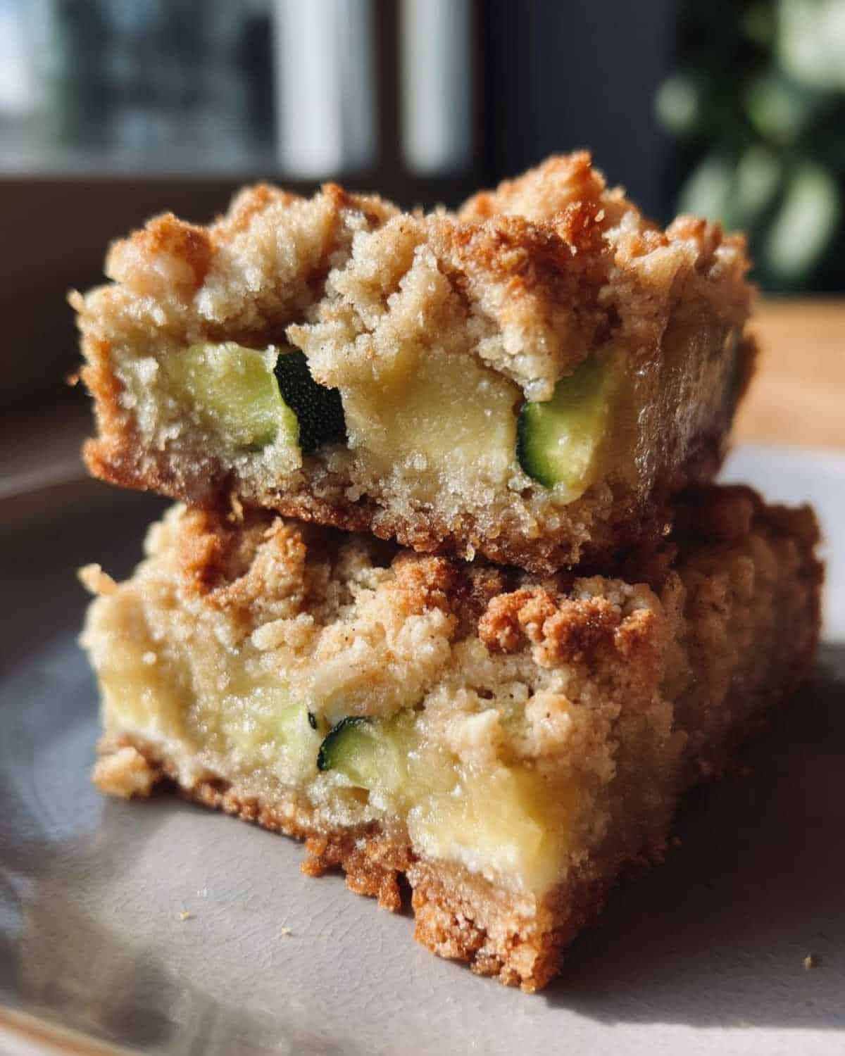 Zucchini Crumble Bars - detail 1