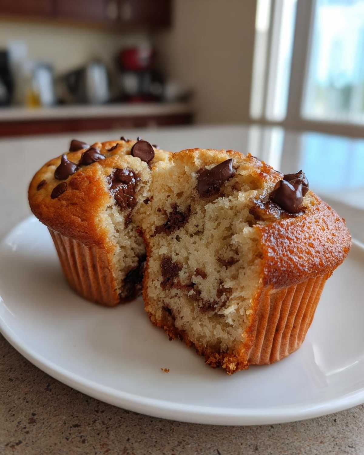 Classic chocolate chip muffins - detail 1