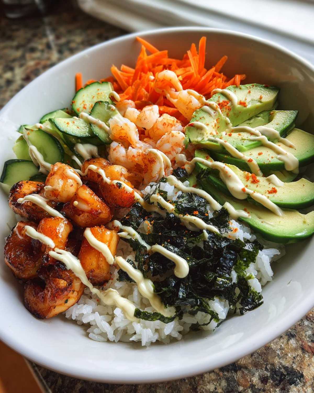 Deconstructed Sushi Bowl - detail 2